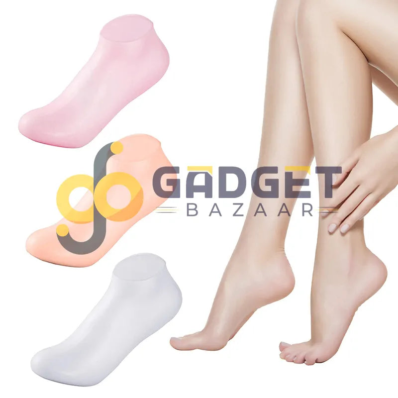 1 pair silicone moistorizer jel socks