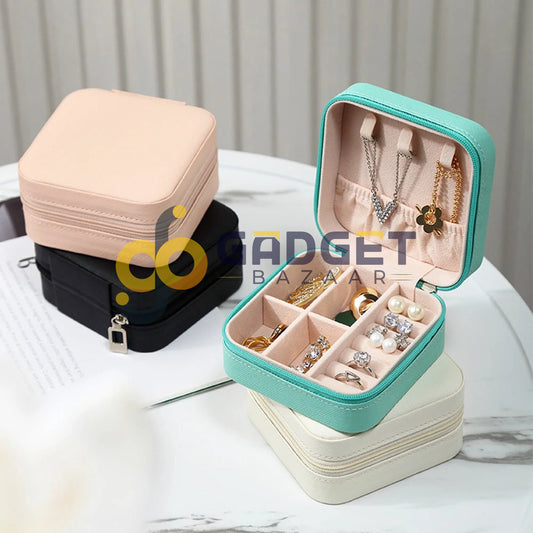 mini leather jewellery box