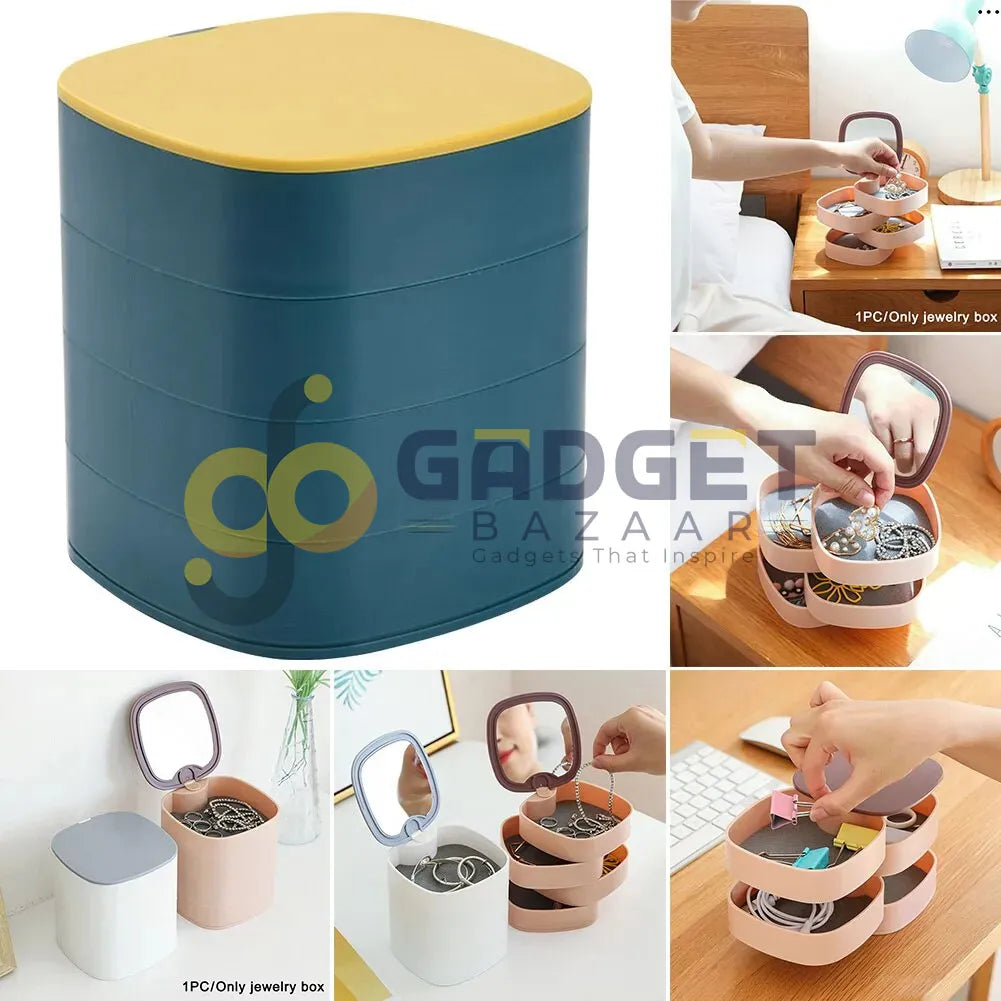 360 rotating jewelry box